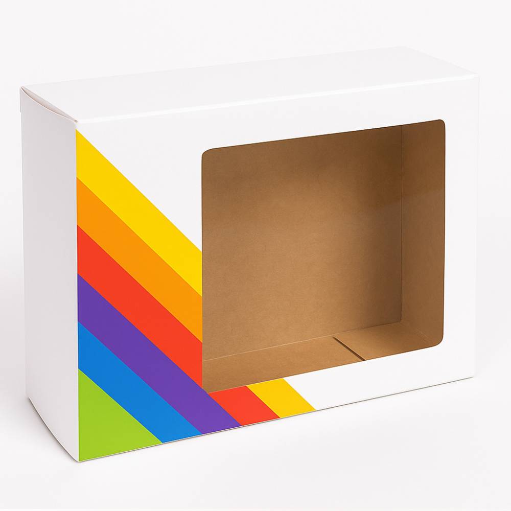 CAJA CON VENTANA